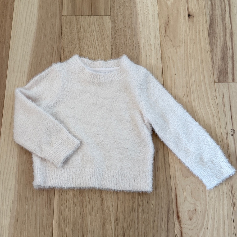 Cozy Pink Fuzzy Sweater